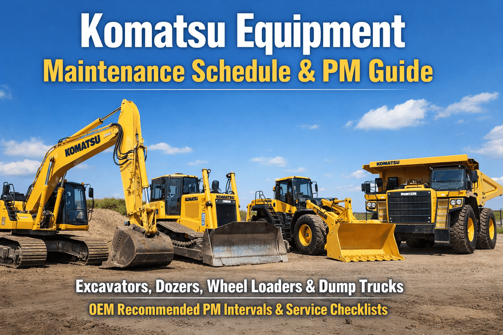 best-komatsu-maintenance-schedule-2026