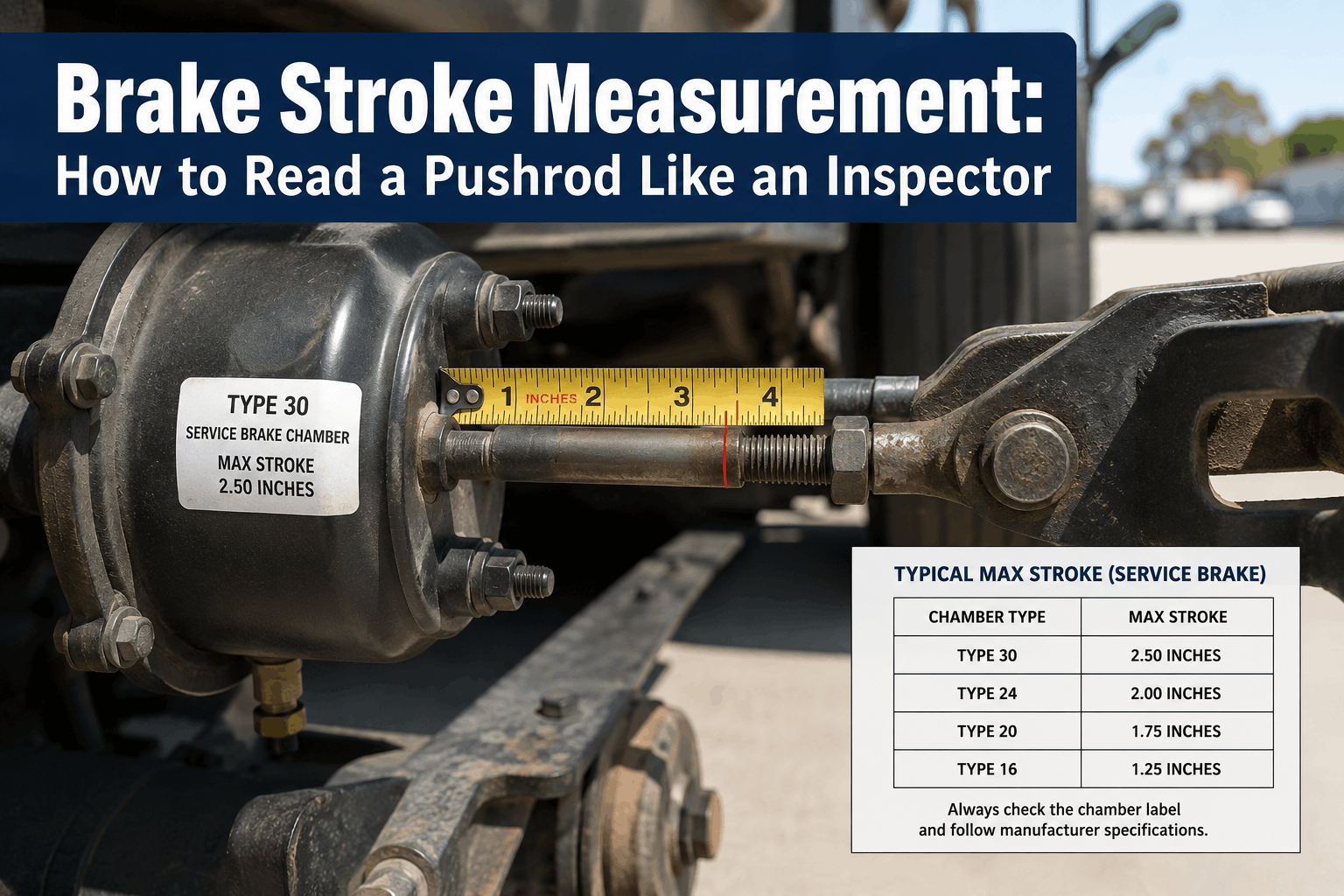 brake-pushrod-stroke-measurement