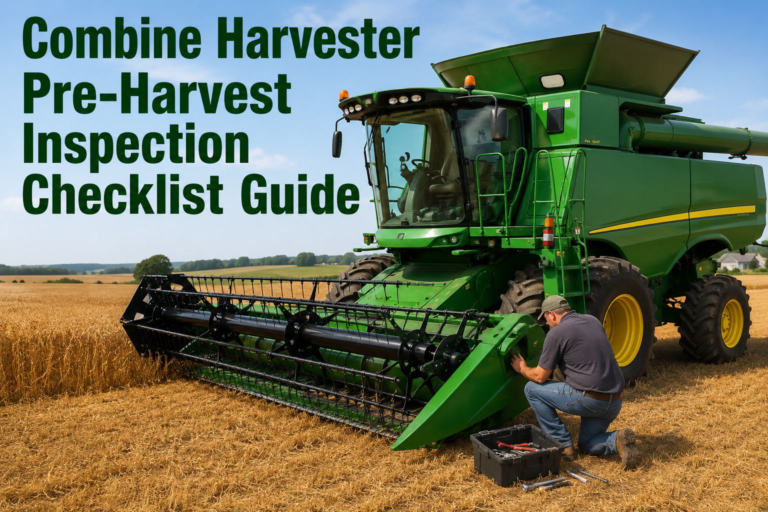 combine-harvester-pre-harvest-checklist-guide