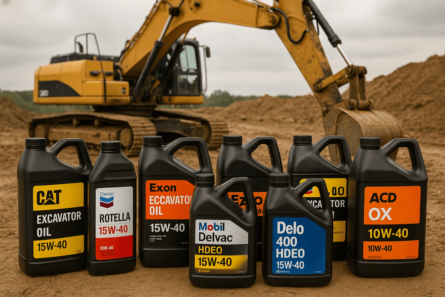excavator-oil-options