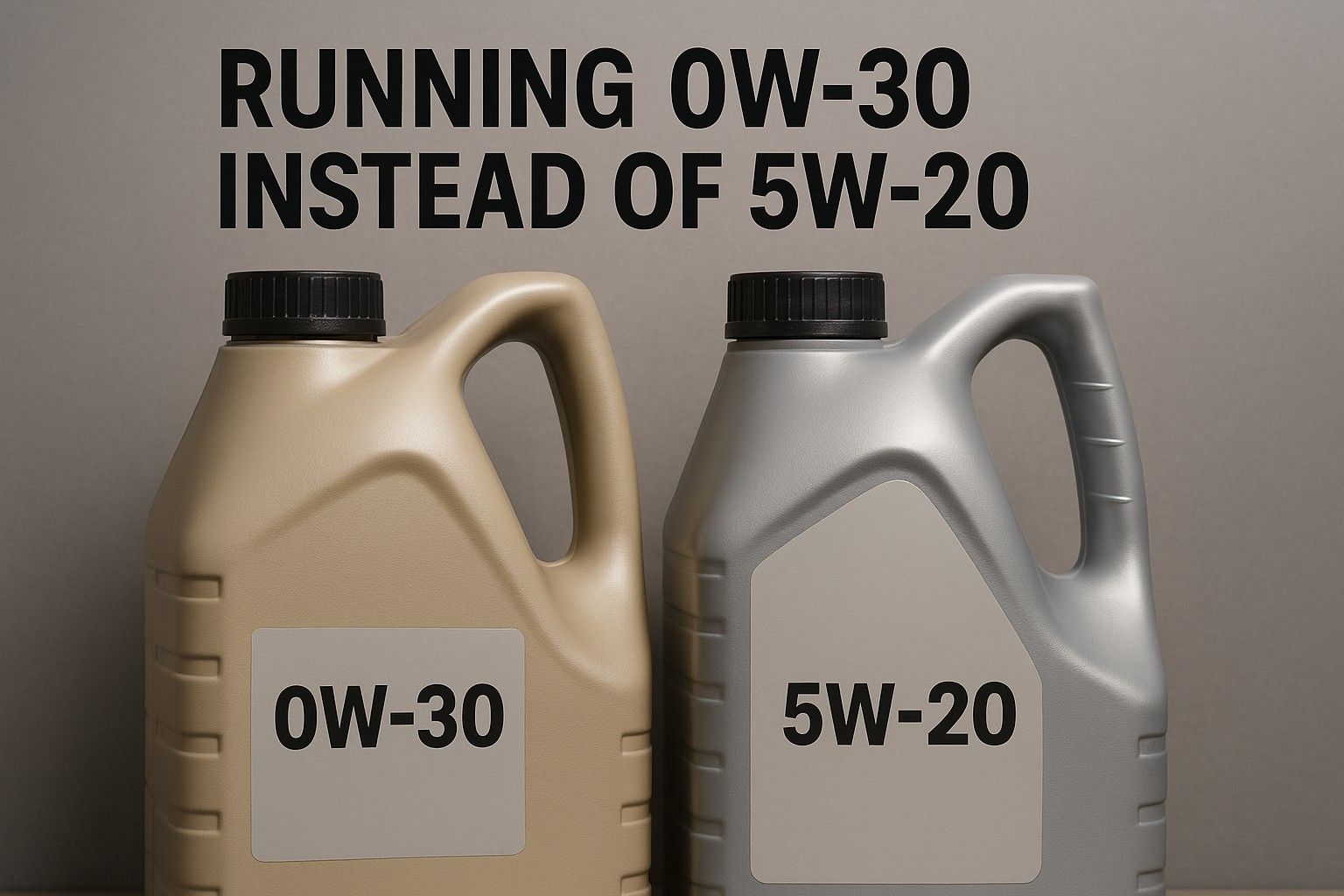 running-0w30-instead-of-5w20