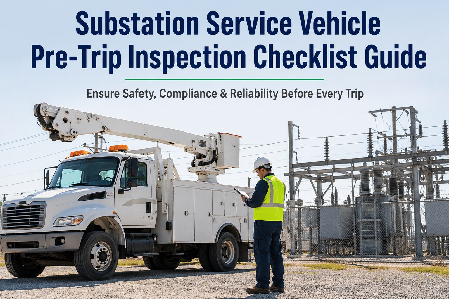 substation-service-vehicle-pre-trip-checklist-guide