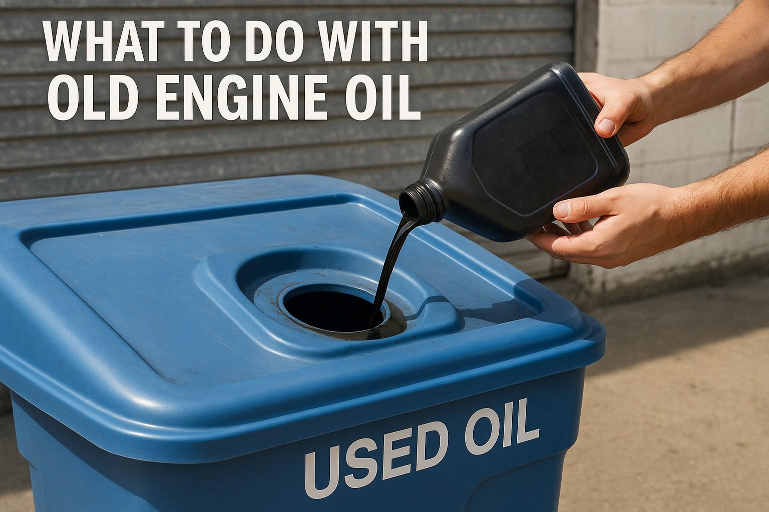 what-to-do-with-old-engine-oil