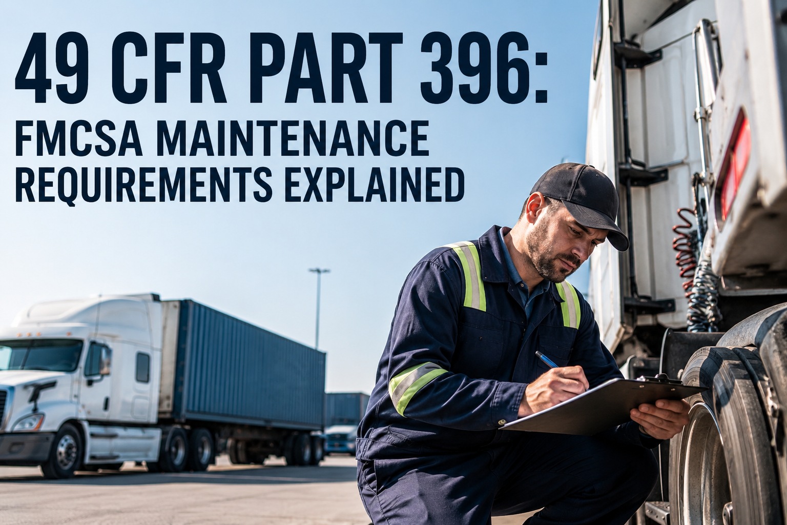49-cfr-part-396-maintenance-requirements