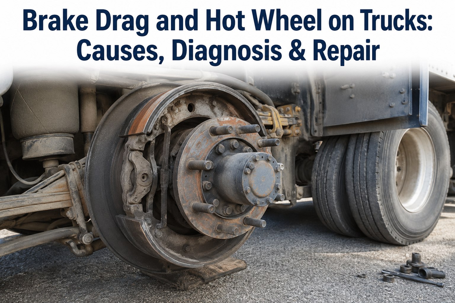 brake-drag-hot-wheel-diagnosis-truck