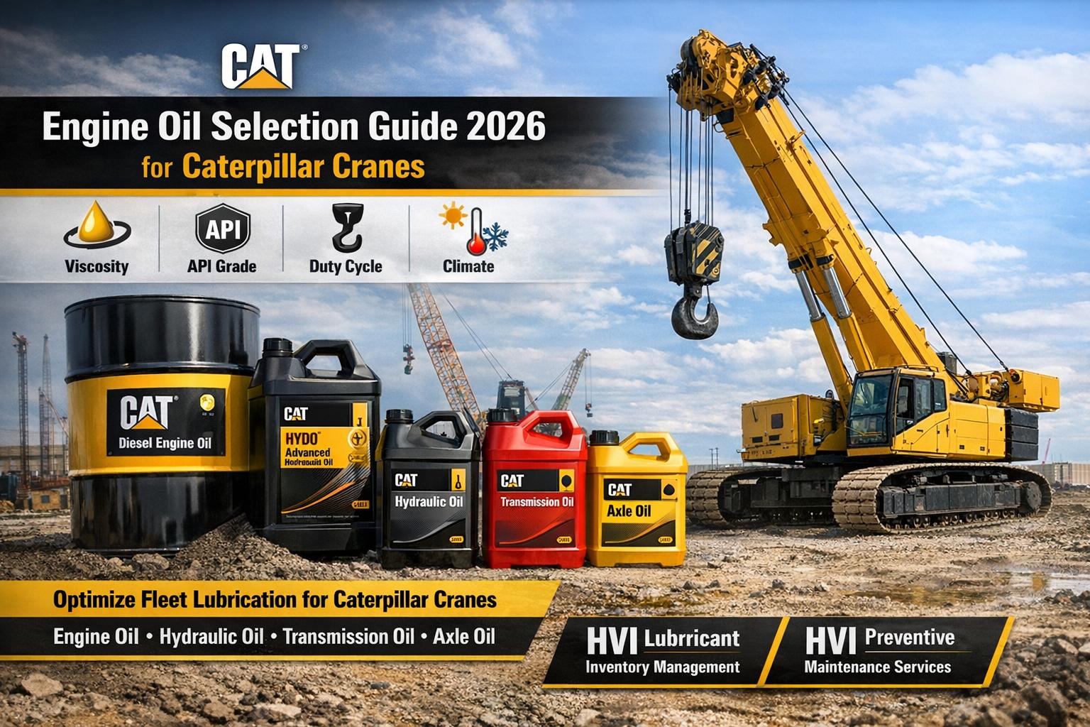 engine-oil-selection-guide-2026-for-caterpillar-cranes