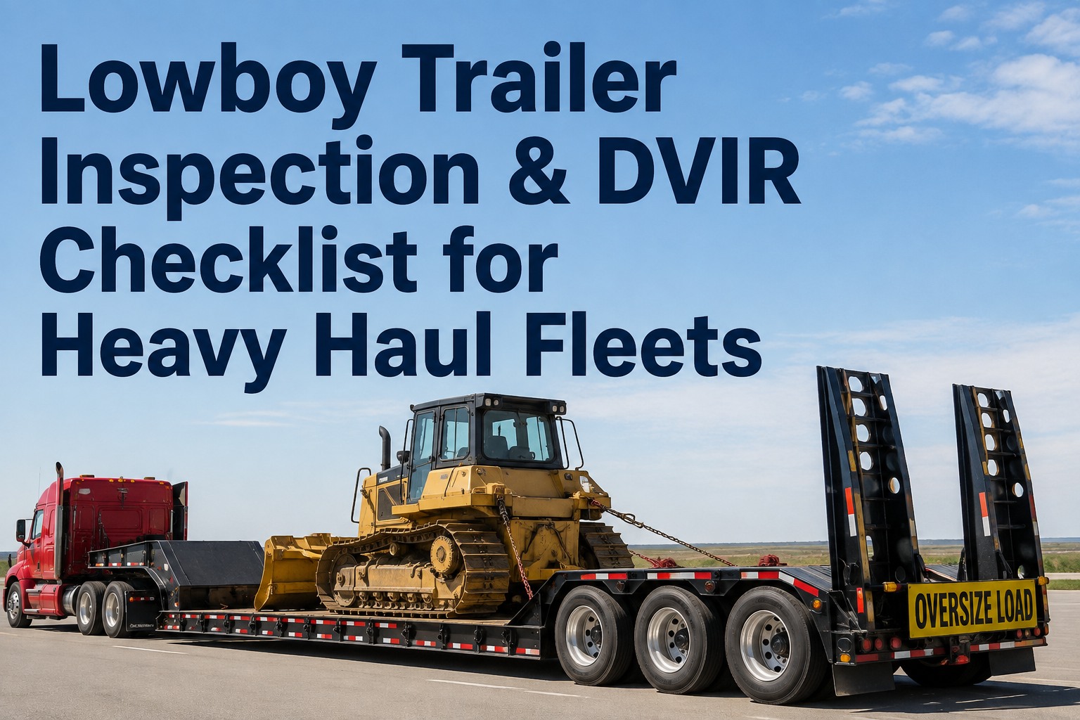 lowboy-trailer-dvir-heavy-haul-fleet-compliance