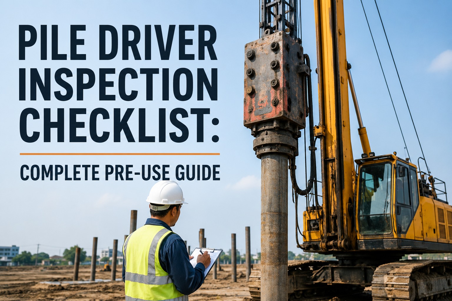 pile-driver-inspection-checklist