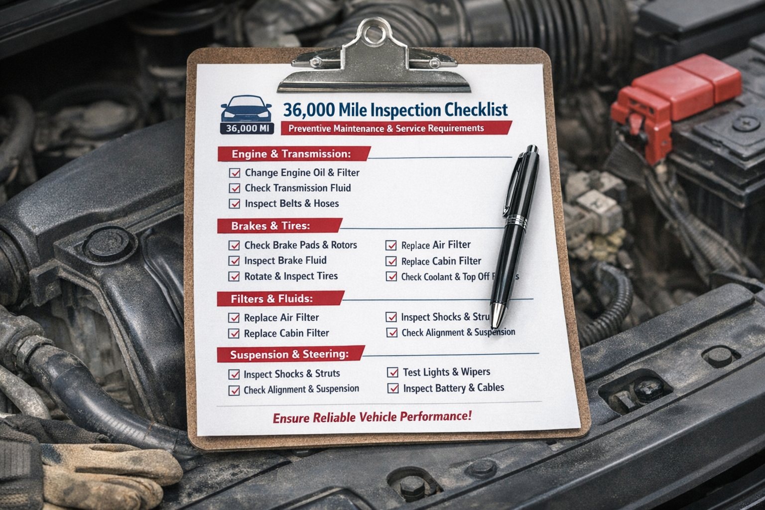 36000-mile-inspection-checklist