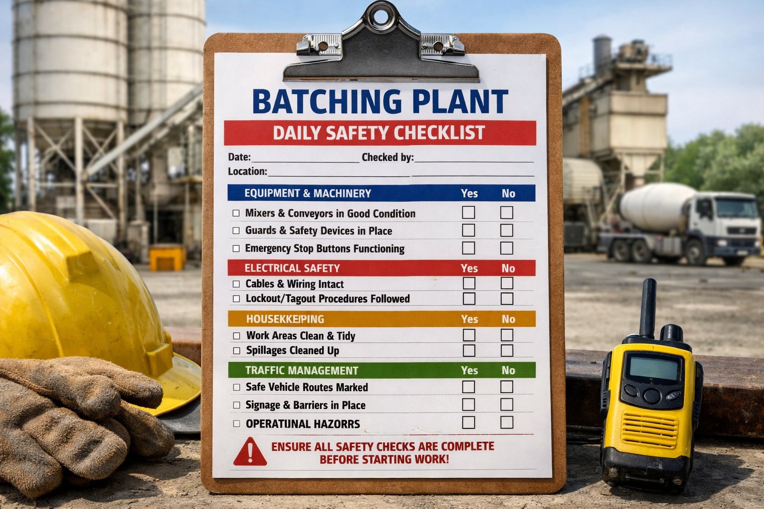 batching-plant-daily-safety-checklist