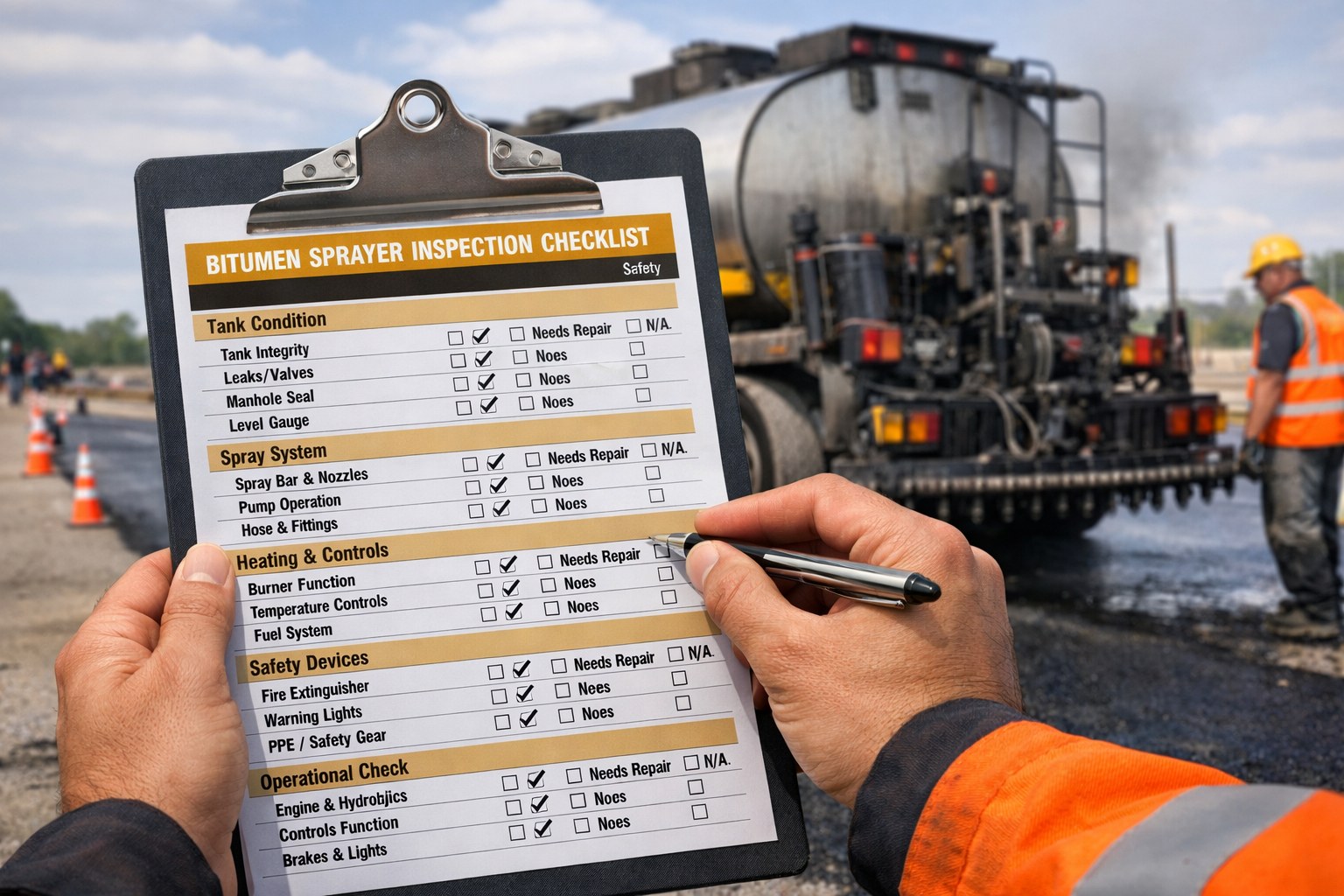 bitumen-sprayer-inspection-checklist