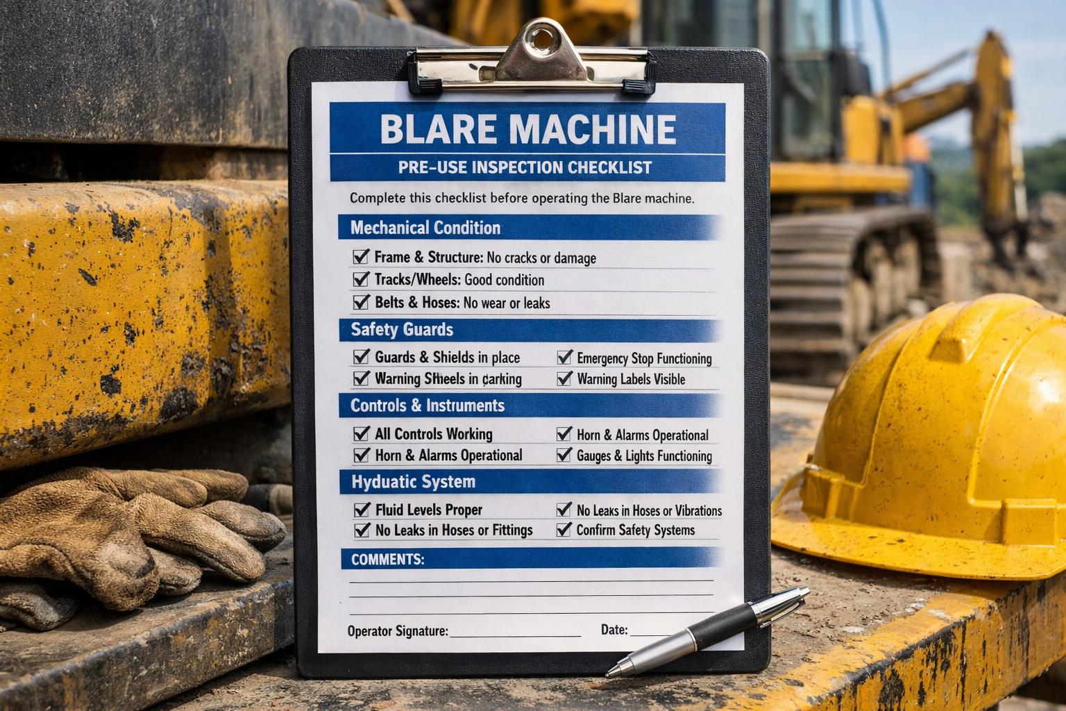 blare-machine-pre-use-inspection-checklist