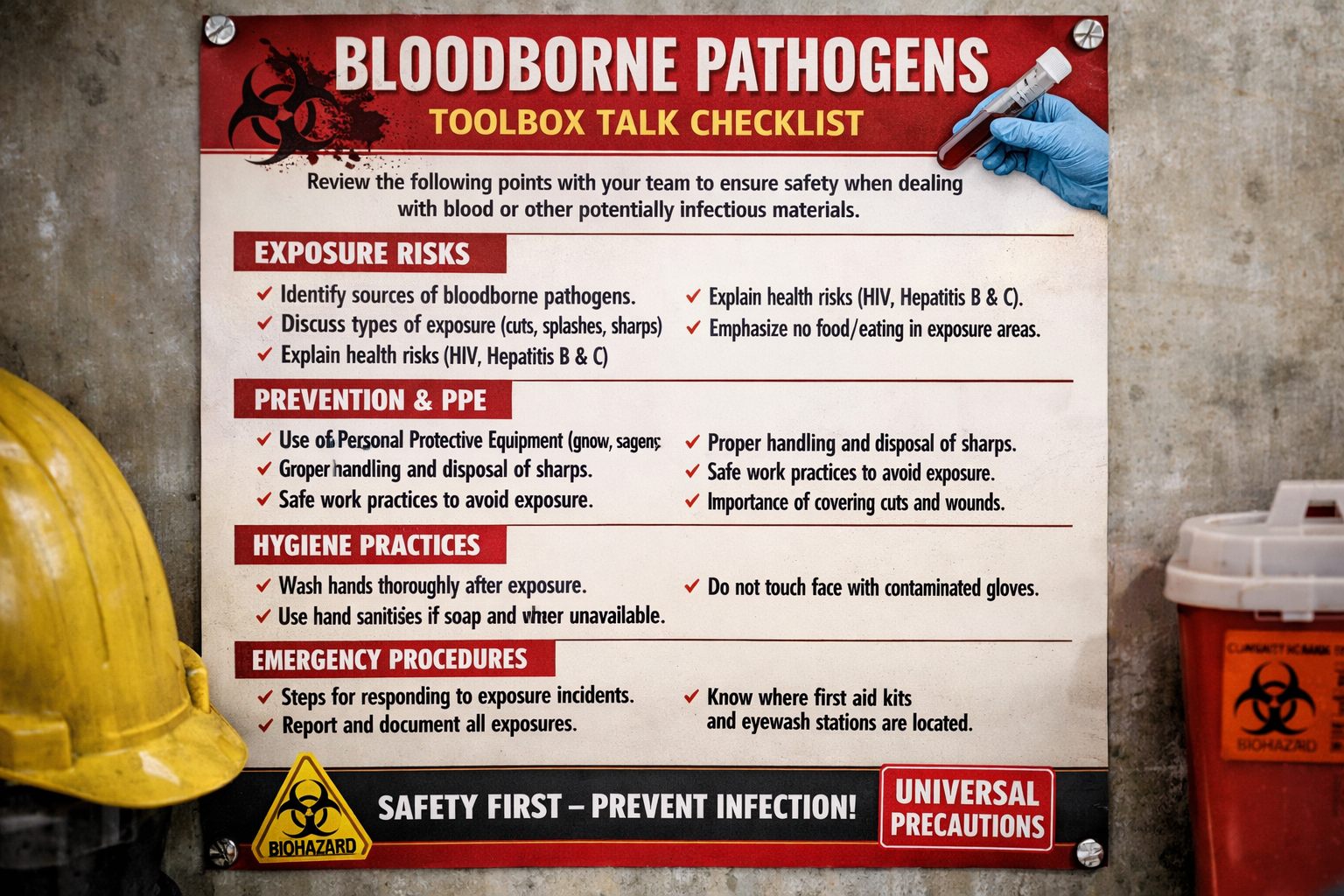bloodborne-pathogens-toolbox-talk-checklist