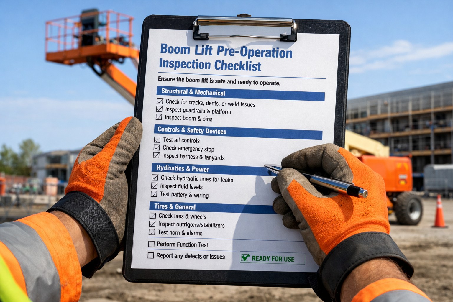 boom-lift-pre-operation-inspection-checklist