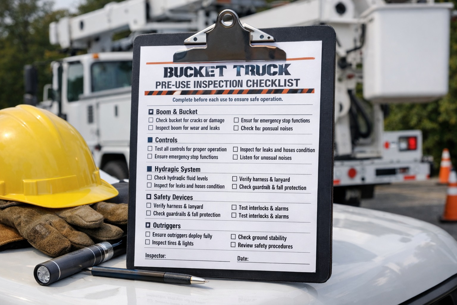 bucket-truck-pre-use-inspection-checklist