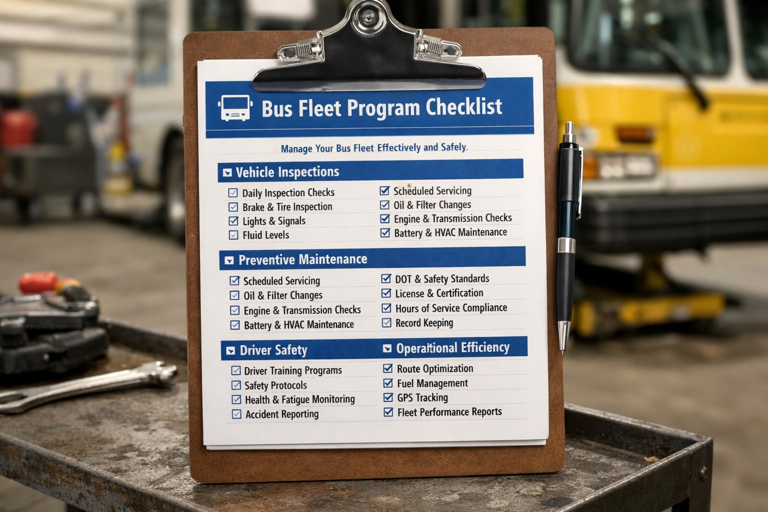 bus-fleet-program-checklist