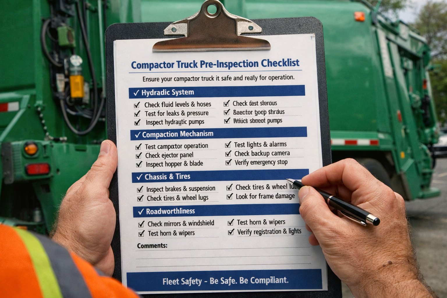 compactor-truck-pre-inspection-checklist