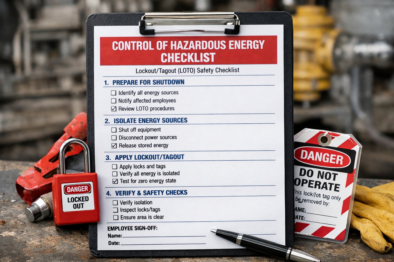 control-of-hazardous-energy-checklist