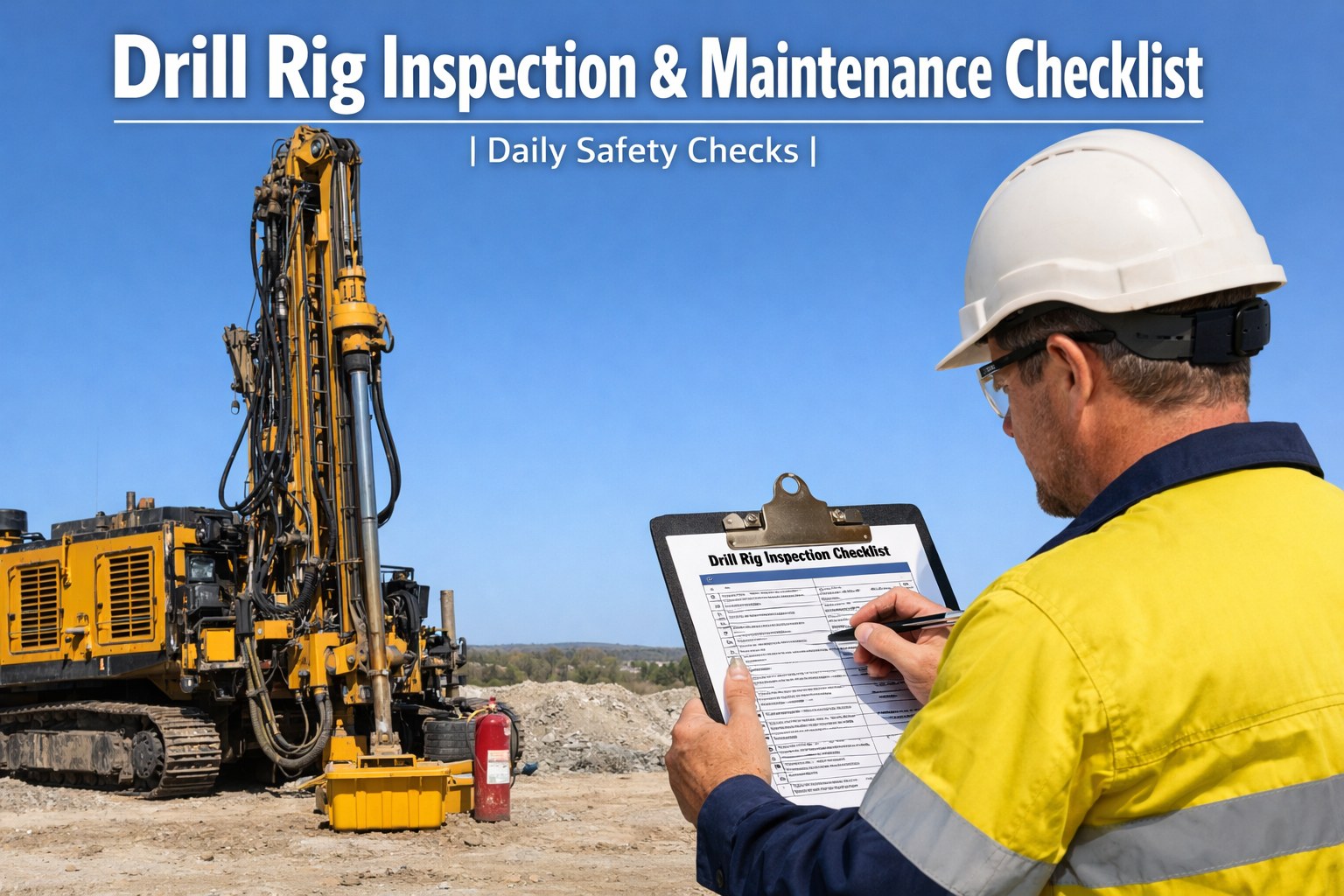 drill-rig-inspection-maintenance-checklist