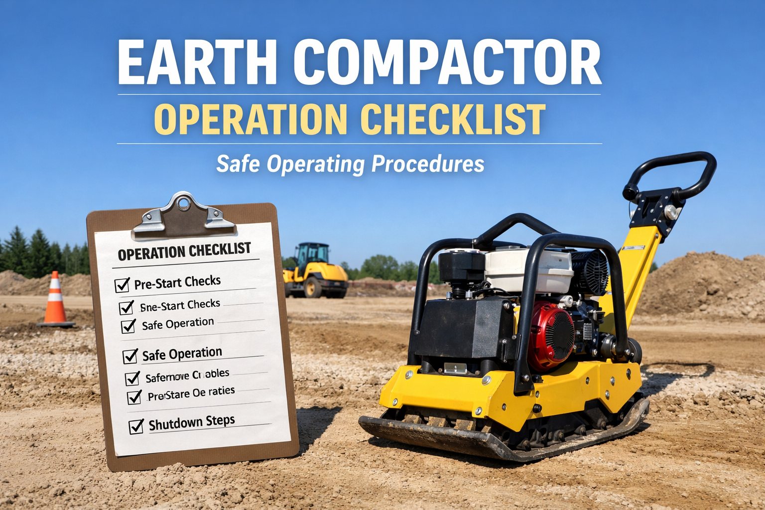 earth-compactor-operation-checklist