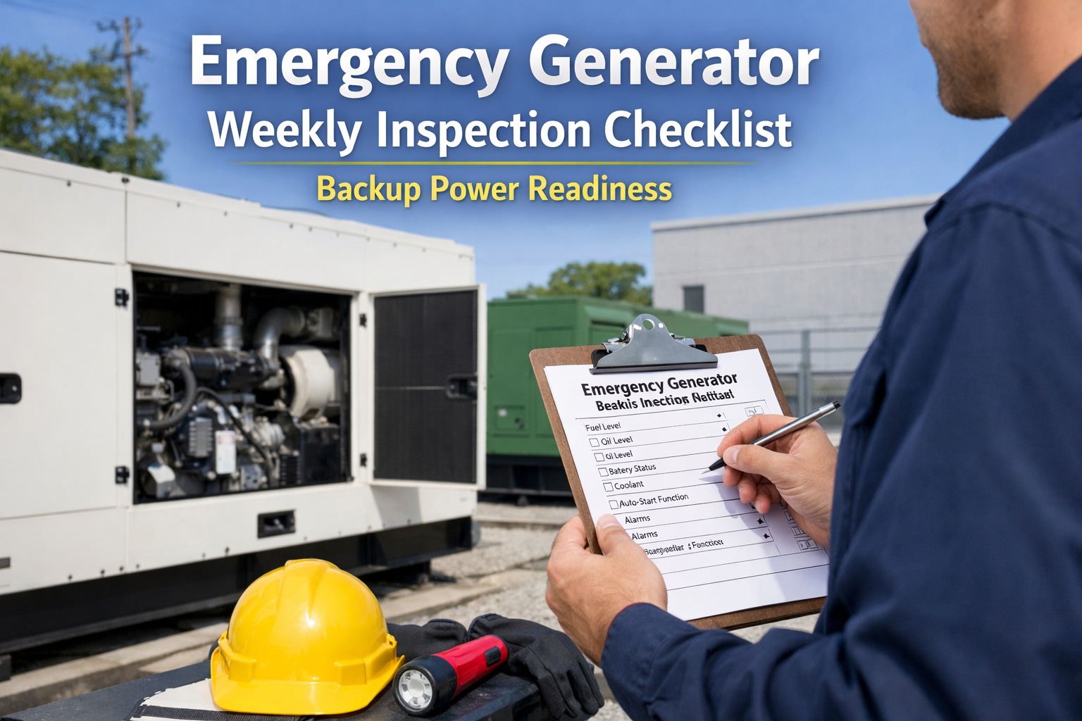 emergency-generator-weekly-inspection-checklist
