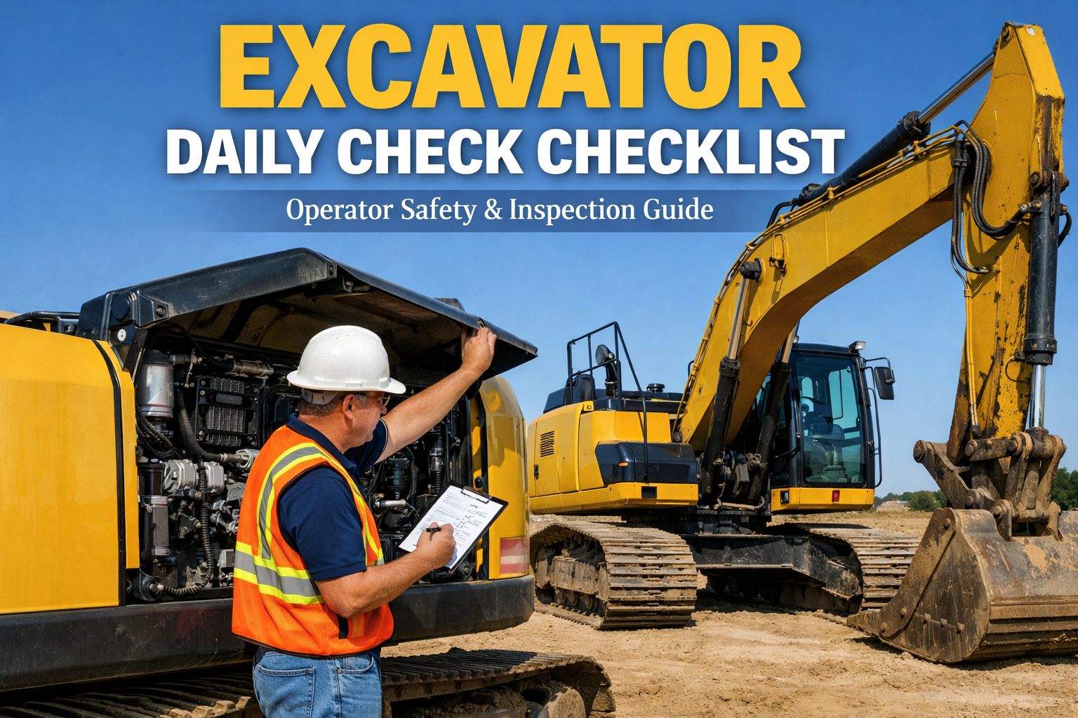 excavator-daily-check-checklist