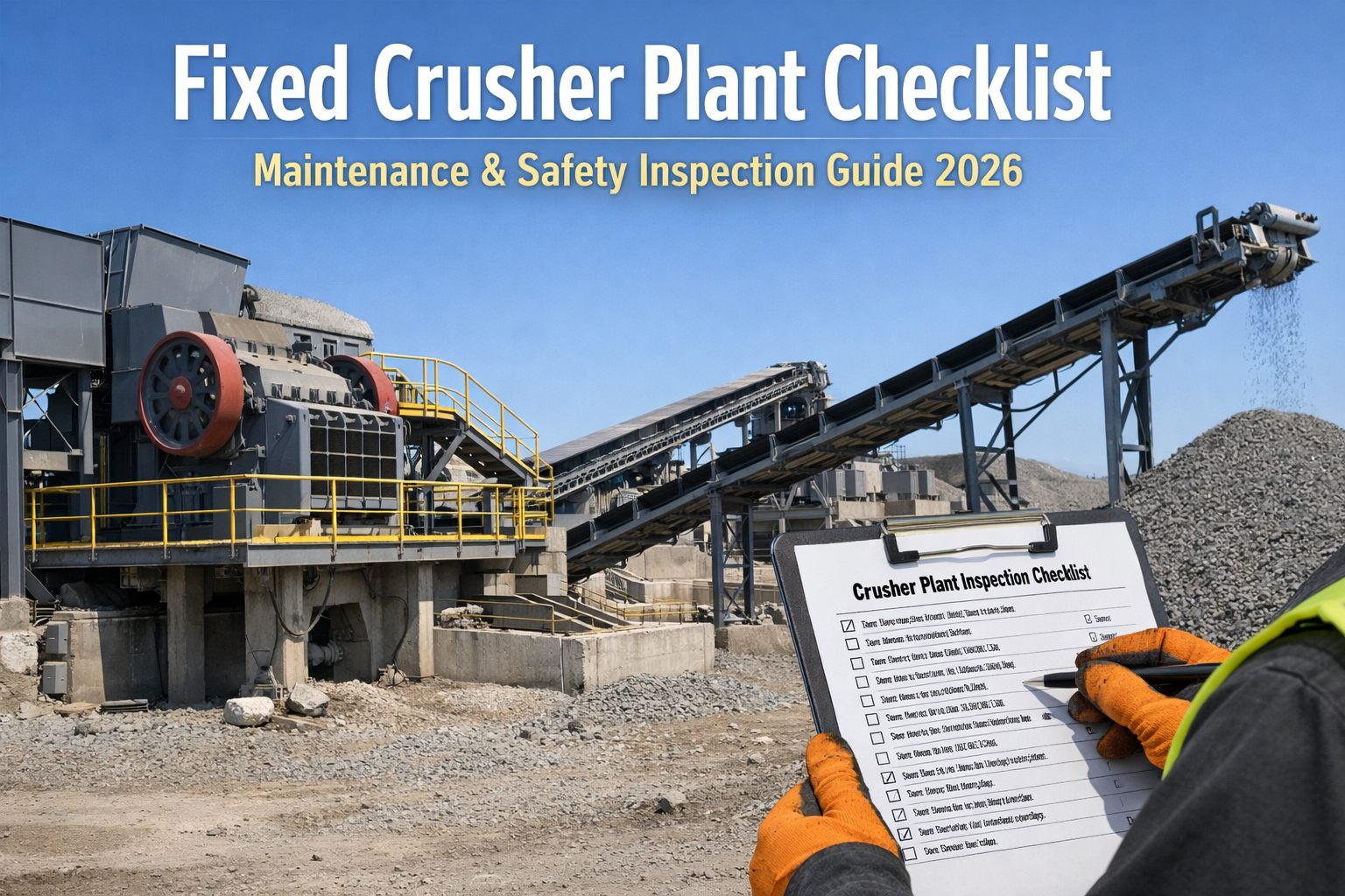 fixed-crusher-plant-checklist-maintenance-safety-guide-2026