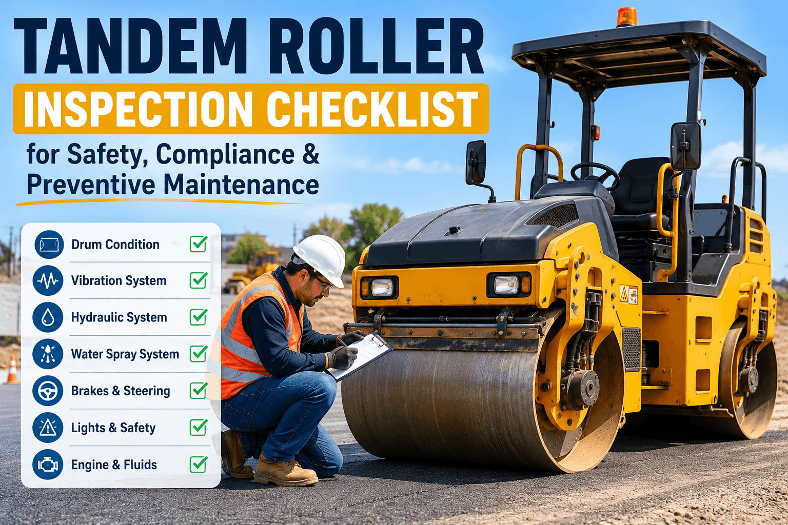 tandem-roller-inspection-checklist