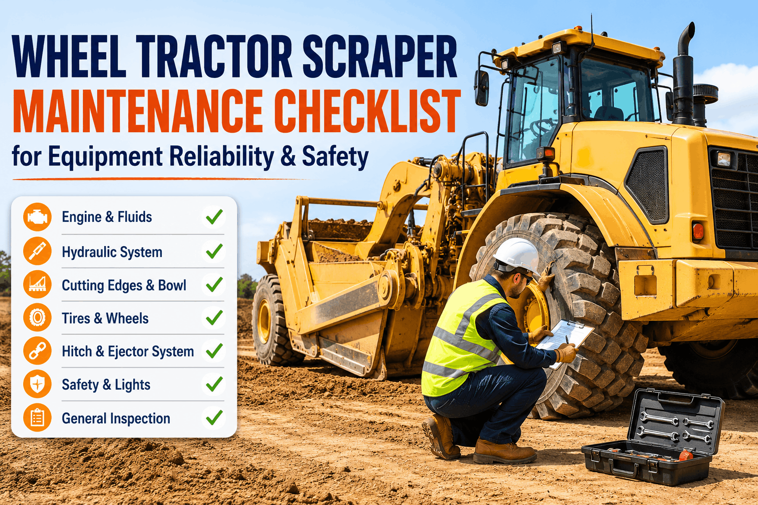 wheel-tractor-scraper-maintenance-checklist