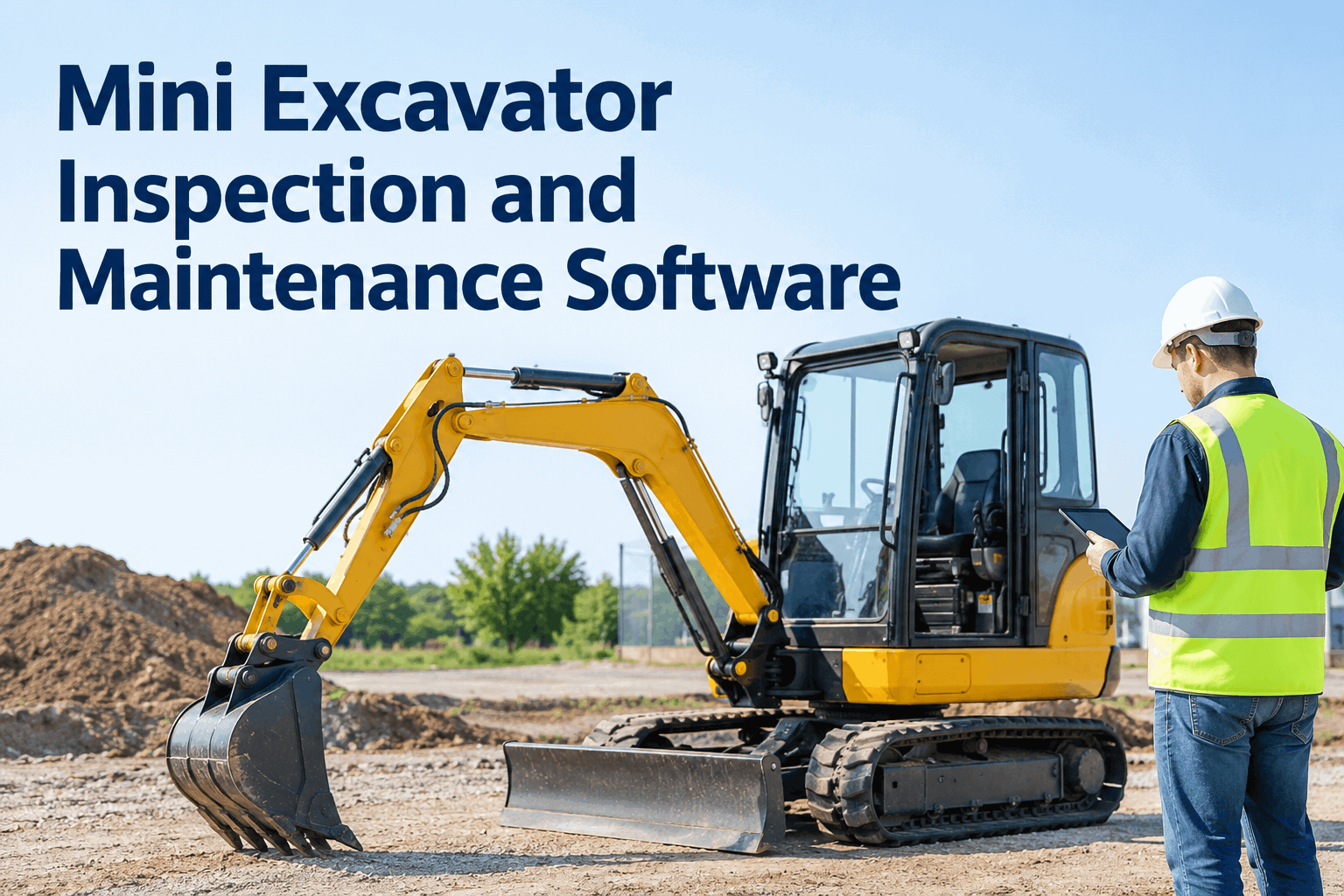 mini-excavator-inspection-maintenance