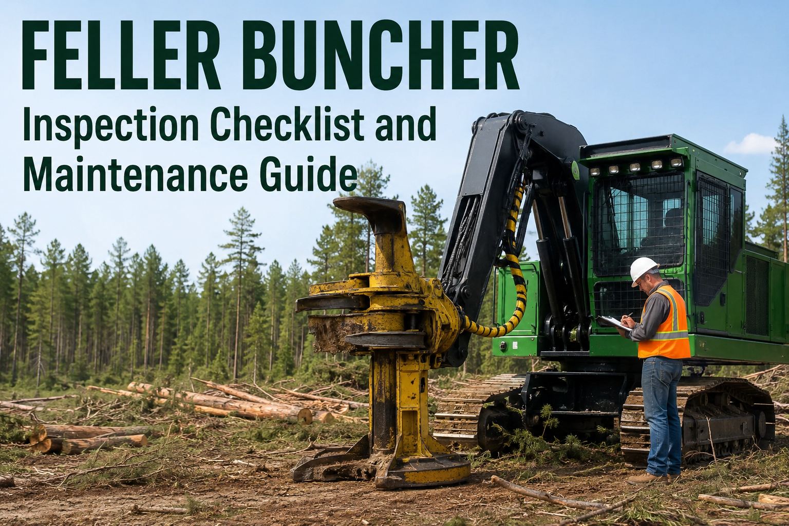 feller-buncher-inspection-checklist-maintenance