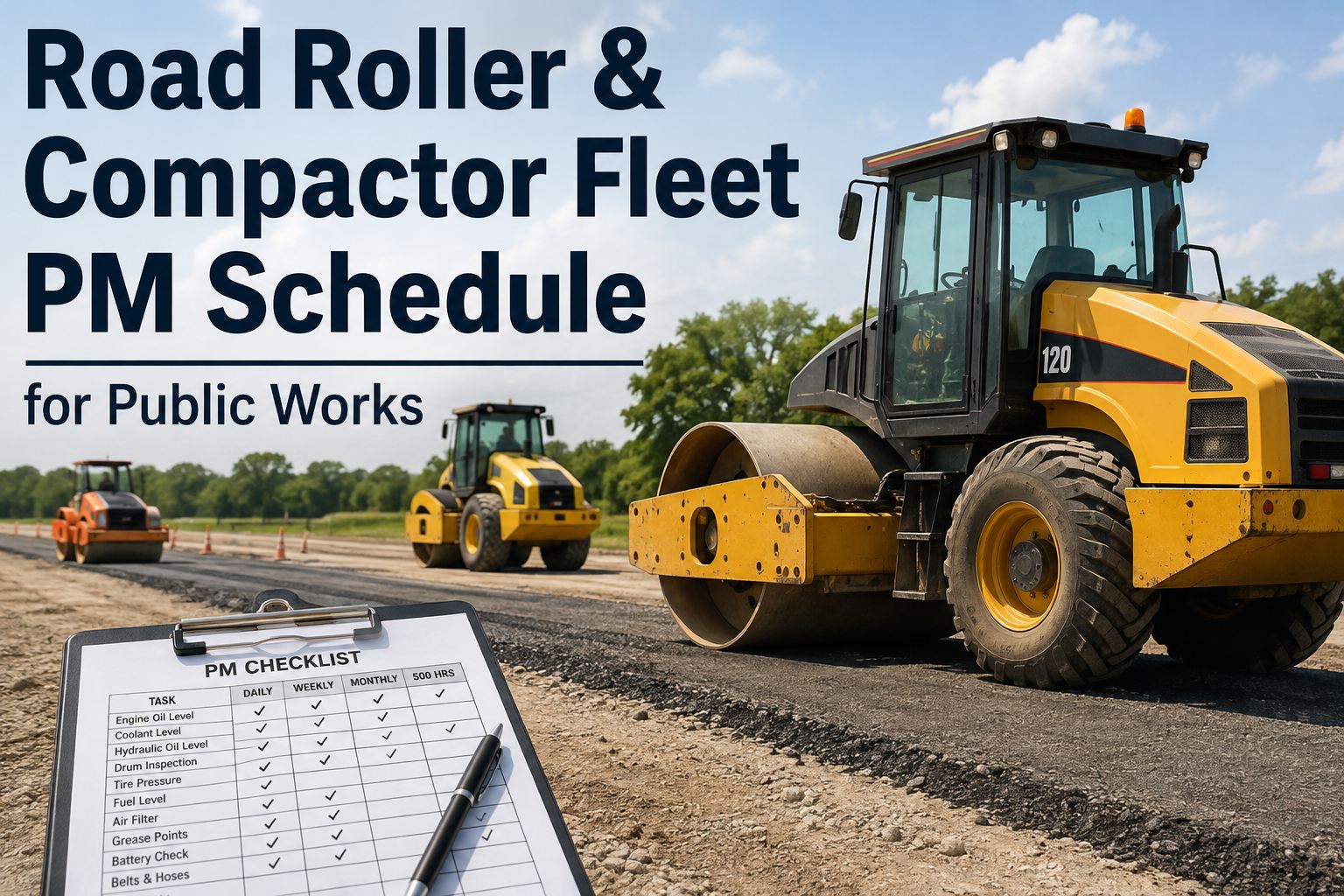 road-roller-compactor-fleet-pm-municipal