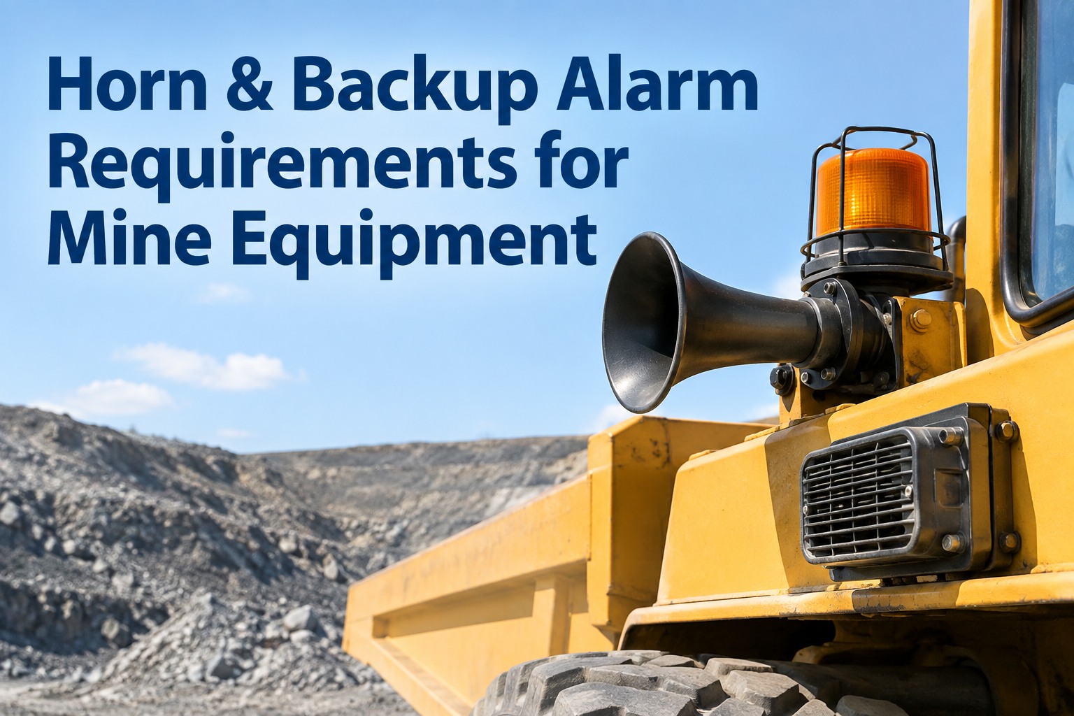 horn-backup-alarm-requirements-mine-equipment