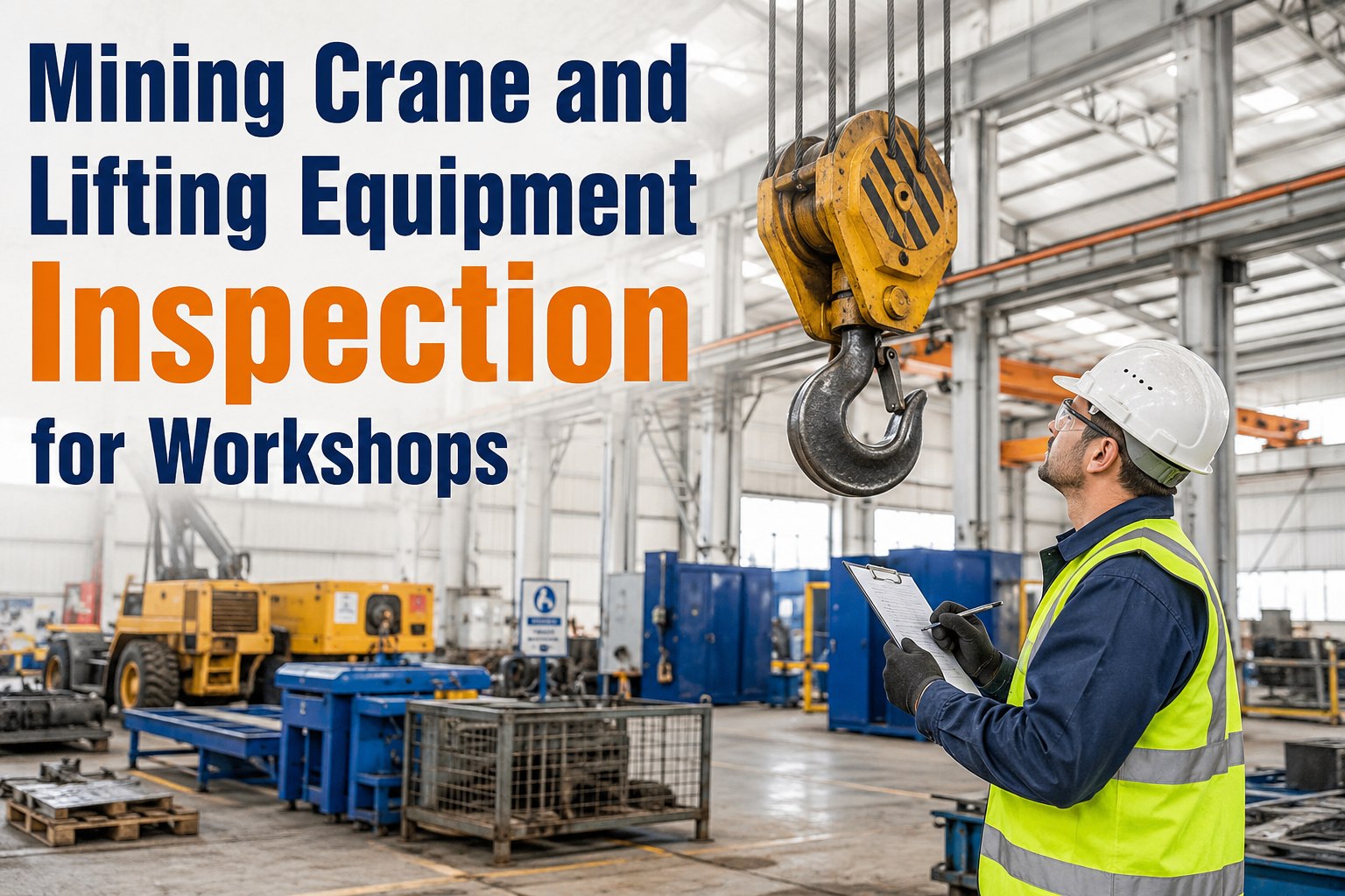 mining-crane-lifting-equipment-inspection-workshop