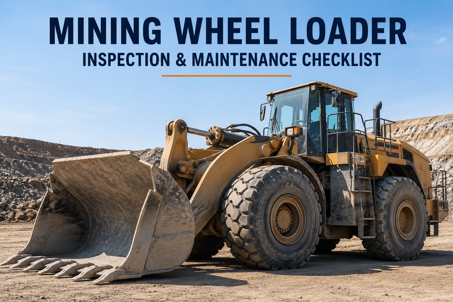 mining-wheel-loader-inspection-maintenance-checklist