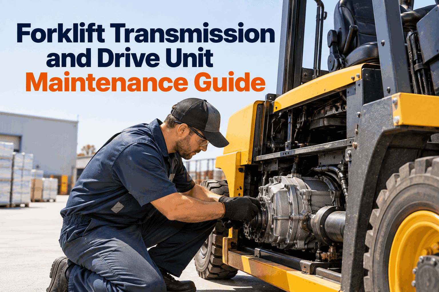 forklift-transmission-drive-unit-maintenance