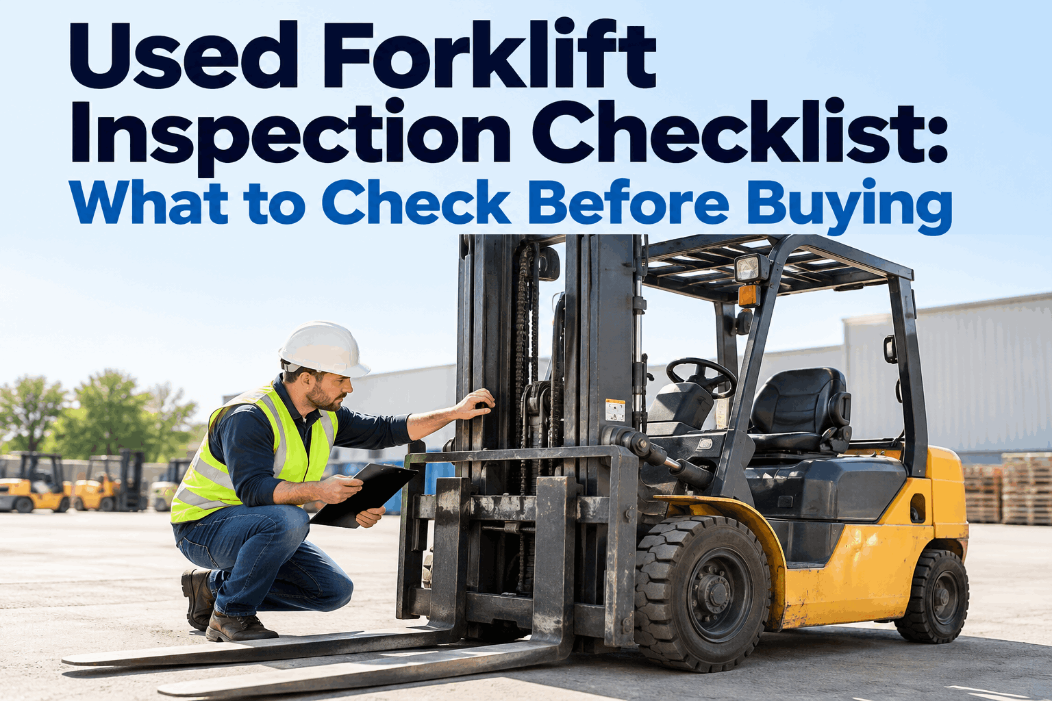 used-forklift-pre-purchase-inspection-checklist